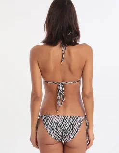 Alicia Ring Tri Bikini Top - Abstract