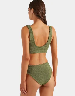 Angel Bikini Set - Metallic Moss