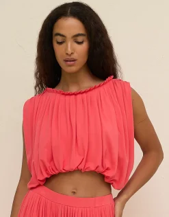 Areia Knit Top - Coral