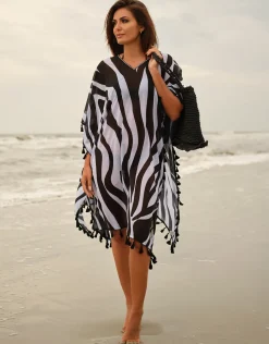 Bali Kaftan - Black and White