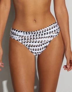 Bambu Underwired Bikini Set - White and Brown