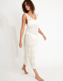 Beachsoul Tupai Midi Dress - Ecru