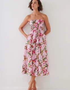 Botanique Dress - Tangy Pink