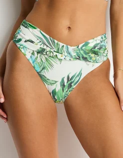 Breezer Twist Mid Bikini Pant - White