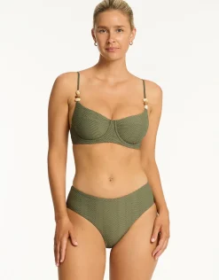 Caracus Mid Bikini Pant - Khaki