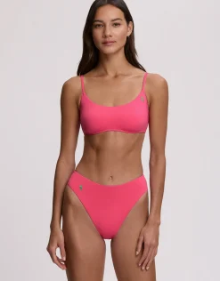 Color Shop Kennedy Bralette Bikini Top - Desert Pink