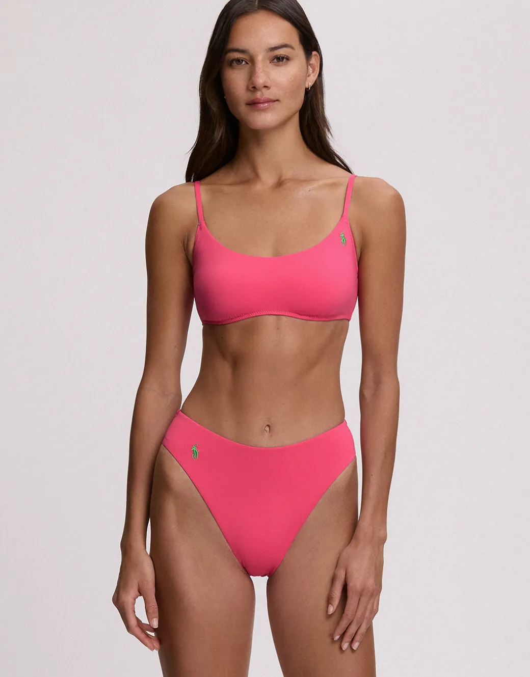 Color Shop Kennedy Bralette Bikini Top - Desert Pink