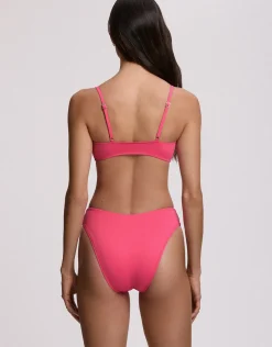 Color Shop Kennedy Bralette Bikini Top - Desert Pink