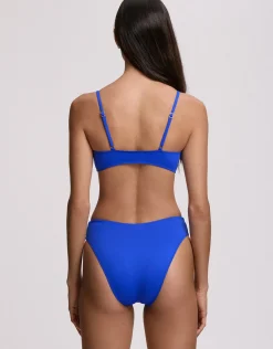 Color Shop Modern High Leg Bikini Pant - Ultramarine