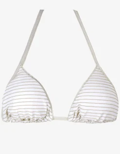 Corsica Triangle Bikini Top - White