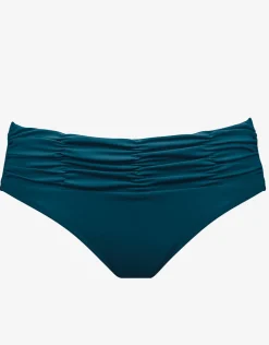 Elements Gathered Bikini Pant - Oceanmist