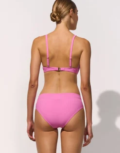 Elements Gathered Bikini Pant - Roselle
