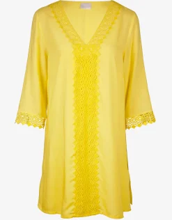 Embroidered Tunic - Yellow