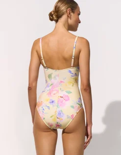 Floressence V Wire Swimsuit - Petal Glow
