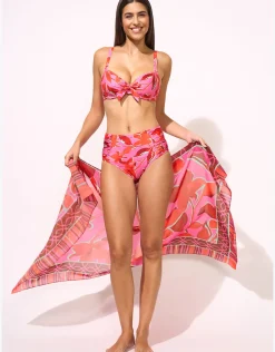 Fused Florals Pareo - Pink Fusion