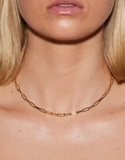 Gold Chunky Link Necklace - 40cm