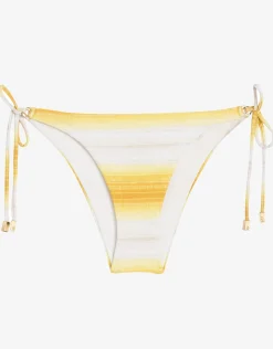 Golden Long Tie Pant - Yellow