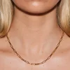Gold Necklace Open Link - 45cm