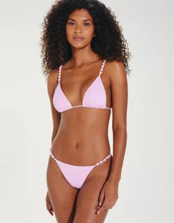 Grenadine Beads Cheeky Bikini Pant - Lilac