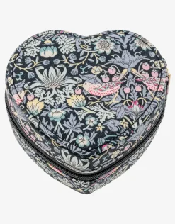 Heart Jewellery Box - Liberty Strawberry Thief