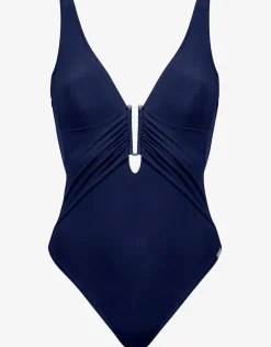 Honesty Underwired Swimsuit - Navy