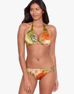 Island Tropical Rattan Ring Bikini Pant - Print