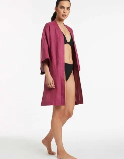 Jetset Beach Robe - Orchid