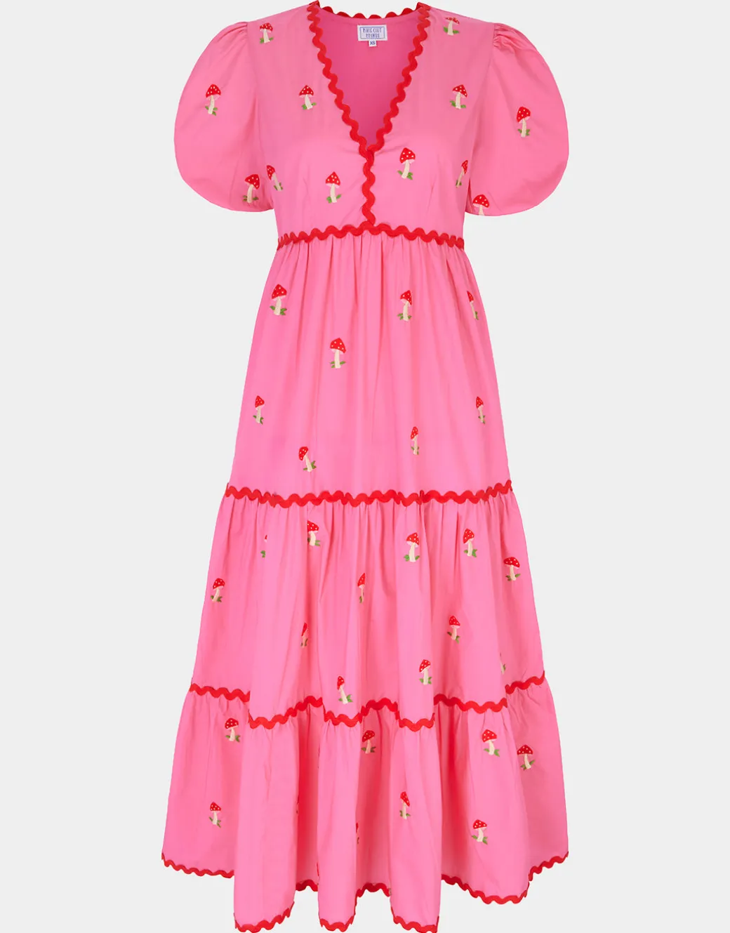 Jolie Dress - Bubblegum Mushroom