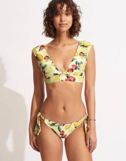 Lemoncello Cap Sleeve Bikini Top - Lemoncello