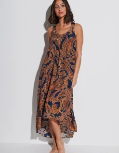 Memory Maxi Dress - Sunset Navy
