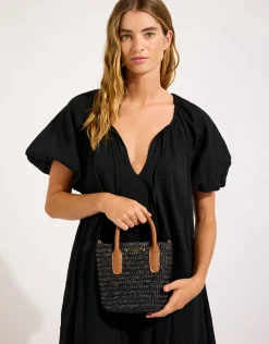 Micro Tote Bag - Black