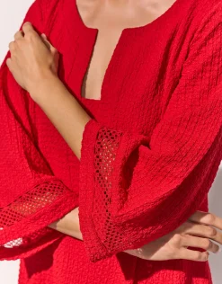 Midi Tunic - Rouge