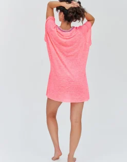 Mini Abaya Dress - Hot Pink