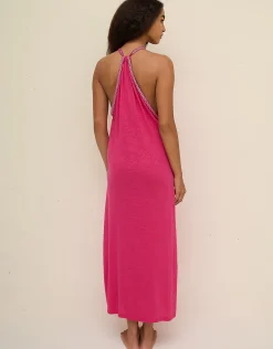 Monochromatic Pima Sundress - Fuchsia