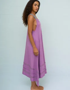 Monochromatic St Tropez Dress - Purple