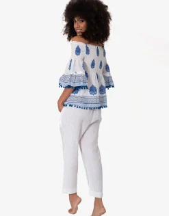 Naomi Beach Trousers - White