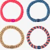 Original Hair Tie Bundle - Blue, Gold and Bright Coral