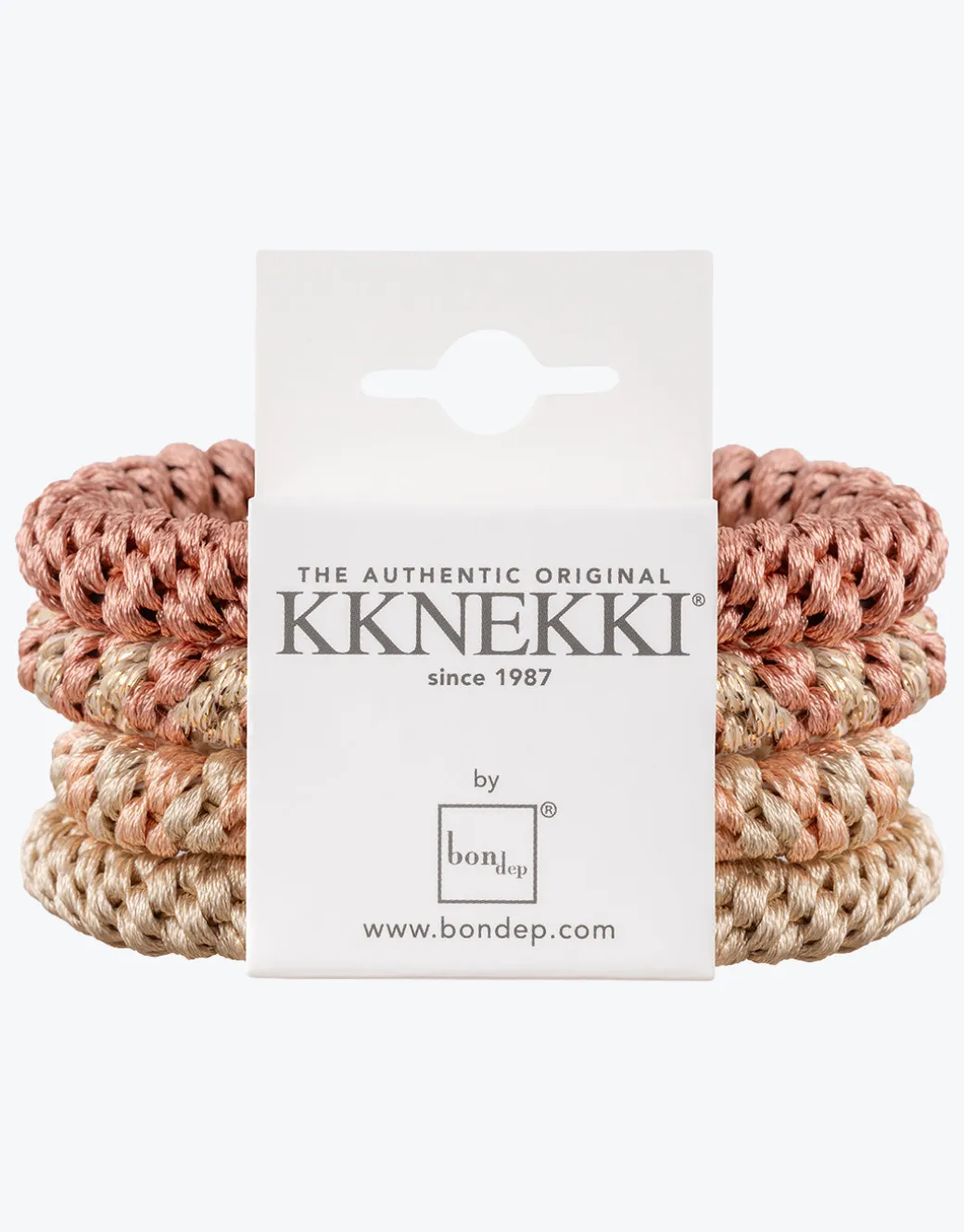Original Hair Tie Bundle - Pinky Beige and Golds