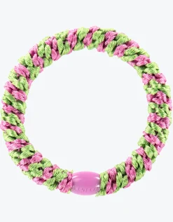 Original Hair Tie - Grass Green Bubblegum Stripe