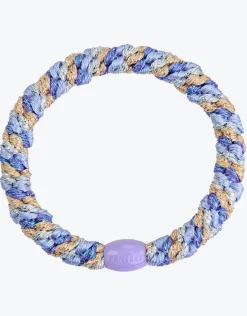 Original Hair Tie - Purple Silver Gold Stripe