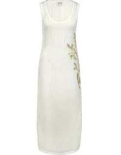 Ornation Knit Maxi Dress - Natural White