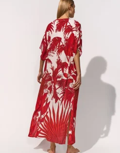 Palmaria Caftan - Creme Rouge
