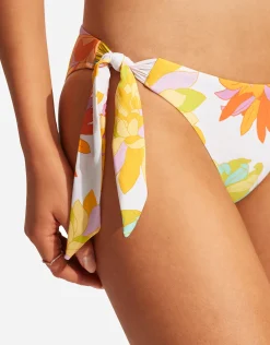 Palm Springs Tie Side Bikini Pant - Limelight