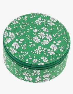 Round Jewellery Box - Liberty Capel Green