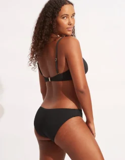 Sea Dive Bralette Bikini Top - Black