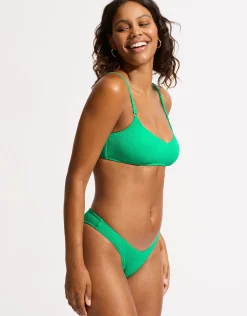 Sea Dive Bralette Bikini Top - Jade