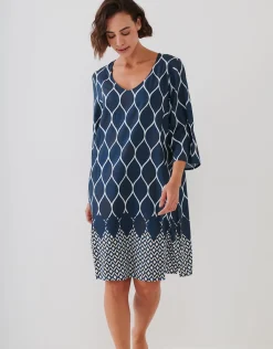 Seaside Dining Tunic - Wave Cream