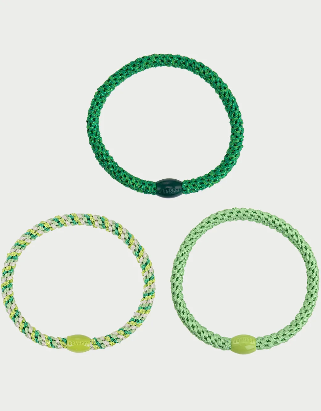Slim Hair Tie Bundle - Greens