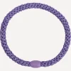 Slim Hair Tie - Lilac Glitter