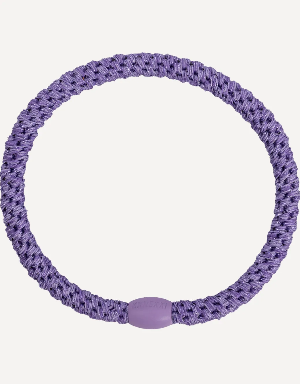 Slim Hair Tie - Lilac Glitter